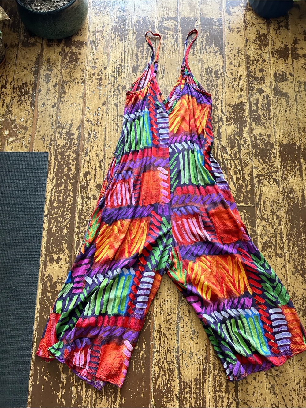 JamsWorld Bright Multicolor Printed Jumpsuit - Vibrant Patchwork Design